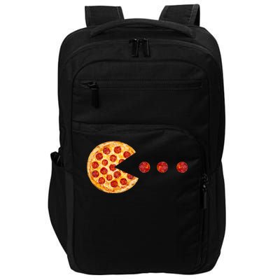 Classic Retro Pizza Lover Video Game Impact Tech Backpack