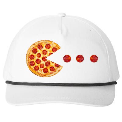 Classic Retro Pizza Lover Video Game Snapback Five-Panel Rope Hat