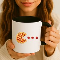 Classic Retro Pizza Lover Video Game Mug
