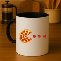 Classic Retro Pizza Lover Video Game Mug
