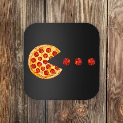 Classic Retro Pizza Lover Video Game Coaster