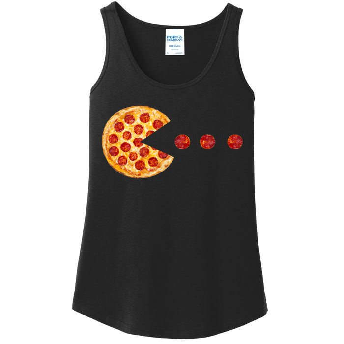 Classic Retro Pizza Lover Video Game Ladies Essential Tank