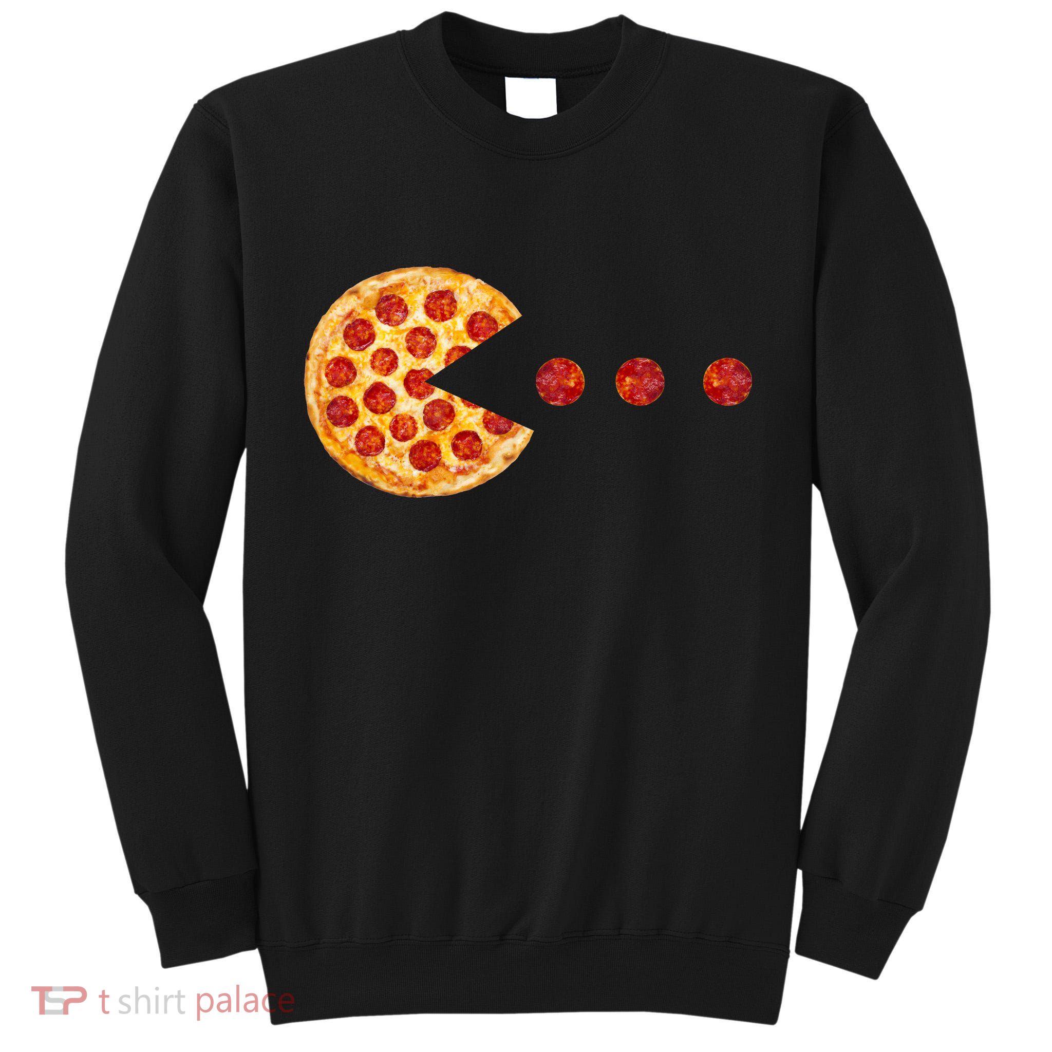 Classic Retro Pizza Lover Video Game Tall Sweatshirt