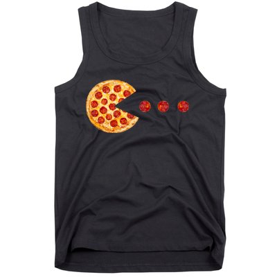 Classic Retro Pizza Lover Video Game Tank Top