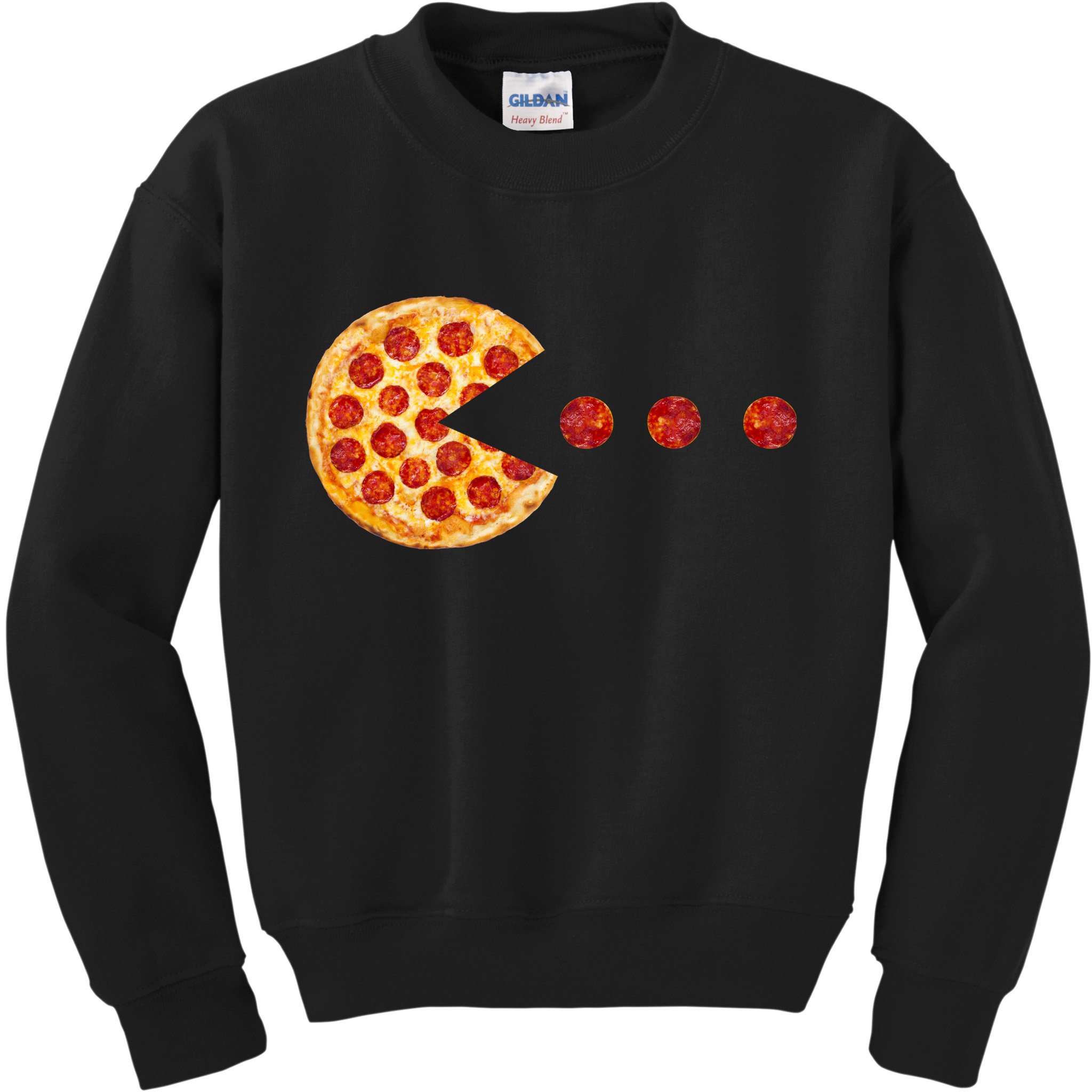 Classic Retro Pizza Lover Video Game Kids Sweatshirt