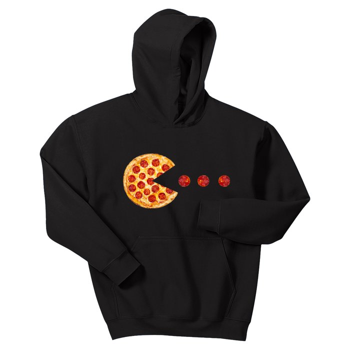 Classic Retro Pizza Lover Video Game Kids Hoodie