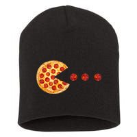 Classic Retro Pizza Lover Video Game Short Acrylic Beanie