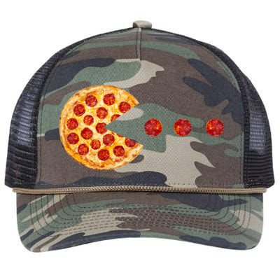 Classic Retro Pizza Lover Video Game Retro Rope Trucker Hat Cap