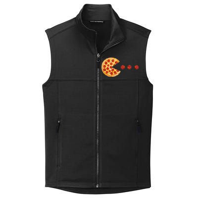 Classic Retro Pizza Lover Video Game Collective Smooth Fleece Vest