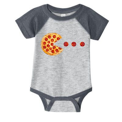 Classic Retro Pizza Lover Video Game Infant Baby Jersey Bodysuit