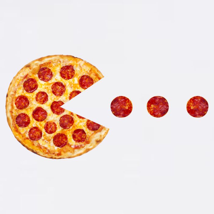 Classic Retro Pizza Lover Video Game Garment-Dyed Sweatshirt