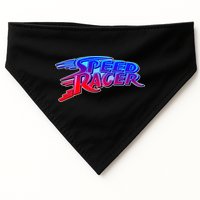Classic Retro Speed Racer Logo USA-Made Doggie Bandana