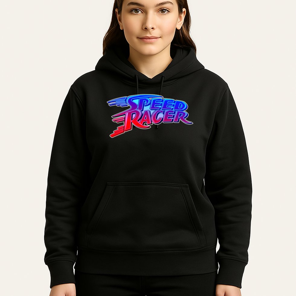 Classic Retro Speed Racer Logo Hoodie