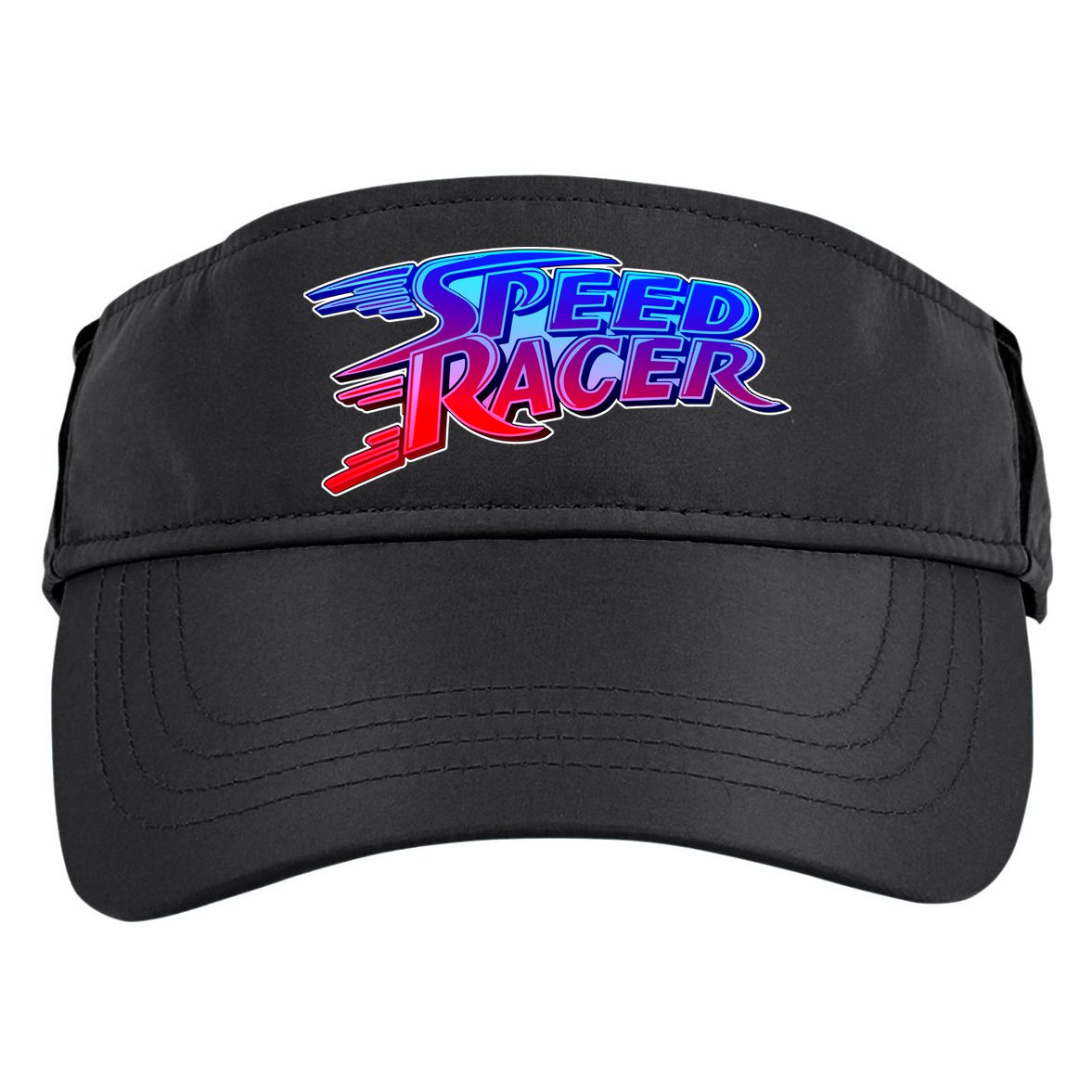 Classic Retro Speed Racer Logo Adult Drive Performance Visor