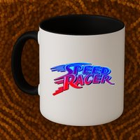 Classic Retro Speed Racer Logo Mug
