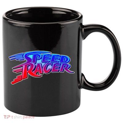 Classic Retro Speed Racer Logo 11oz C Handle Ceramic Mug