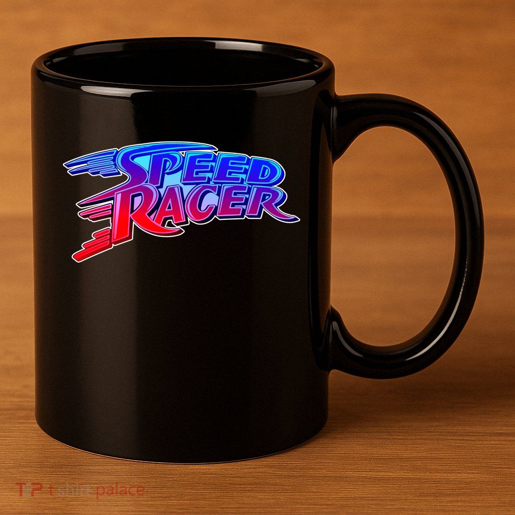 Classic Retro Speed Racer Logo 11oz C Handle Ceramic Mug