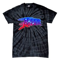 Classic Retro Speed Racer Logo Tie-Dye T-Shirt