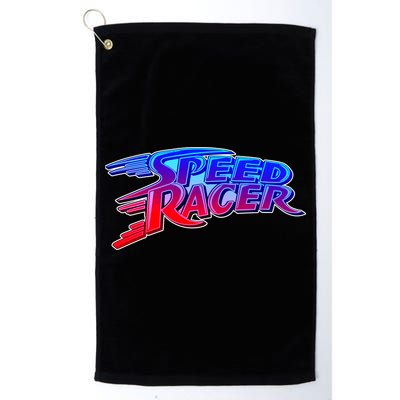 Classic Retro Speed Racer Logo Golf Towel
