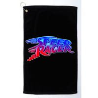 Classic Retro Speed Racer Logo Golf Towel