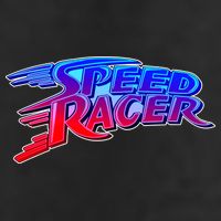 Classic Retro Speed Racer Logo Golf Towel