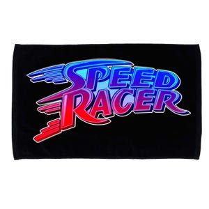 Classic Retro Speed Racer Logo Microfiber Hand Towel