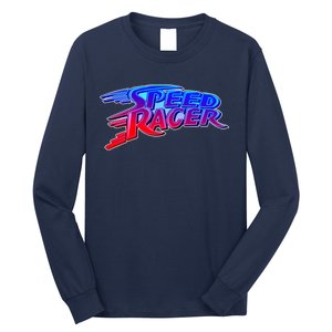 Classic Retro Speed Racer Logo Long Sleeve Shirt