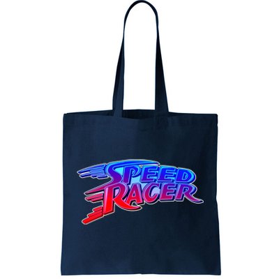 Classic Retro Speed Racer Logo Tote Bag