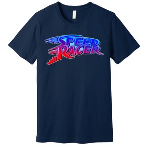 Classic Retro Speed Racer Logo Premium T-Shirt