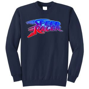 Classic Retro Speed Racer Logo Tall Sweatshirt