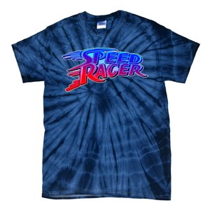 Classic Retro Speed Racer Logo Tie-Dye T-Shirt