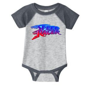 Classic Retro Speed Racer Logo Infant Baby Jersey Bodysuit