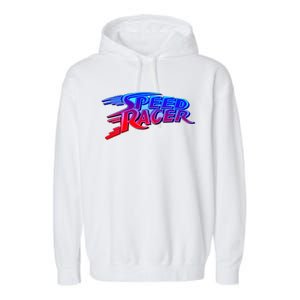 Classic Retro Speed Racer Logo Garment-Dyed Fleece Hoodie