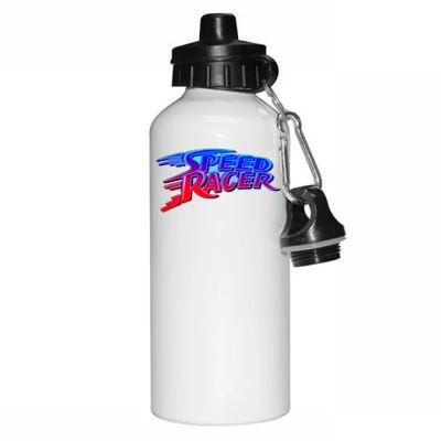 Classic Retro Speed Racer Logo Aluminum Water Bottle 