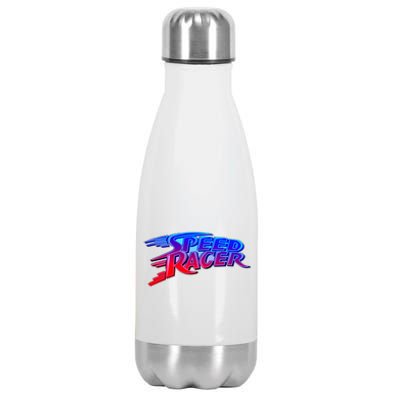 Classic Retro Speed Racer Logo Stainless Steel Insulated Water Bottle