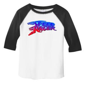 Classic Retro Speed Racer Logo Toddler Fine Jersey T-Shirt