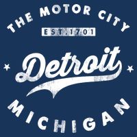 Classic Retro Vintage Detroit Michigan Motor City Ladies Essential Flowy Tank