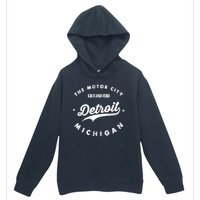 Classic Retro Vintage Detroit Michigan Motor City Urban Pullover Hoodie