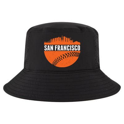 Classic San Francisco Skyline Baseball Cool Comfort Performance Bucket Hat