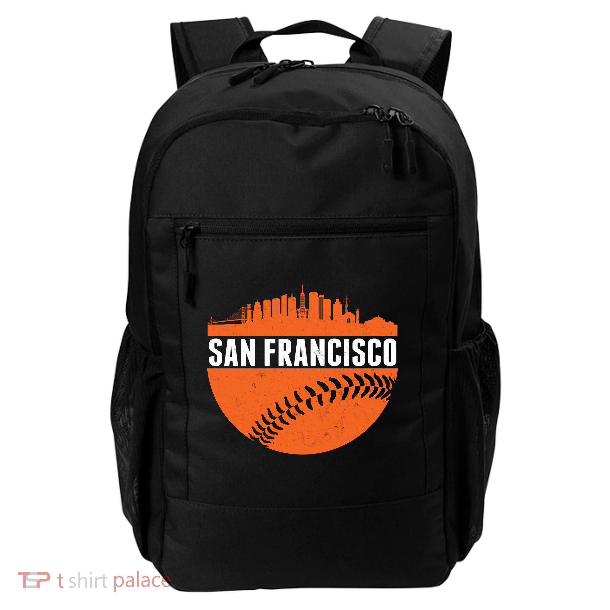 Classic San Francisco Skyline Baseball Backpack