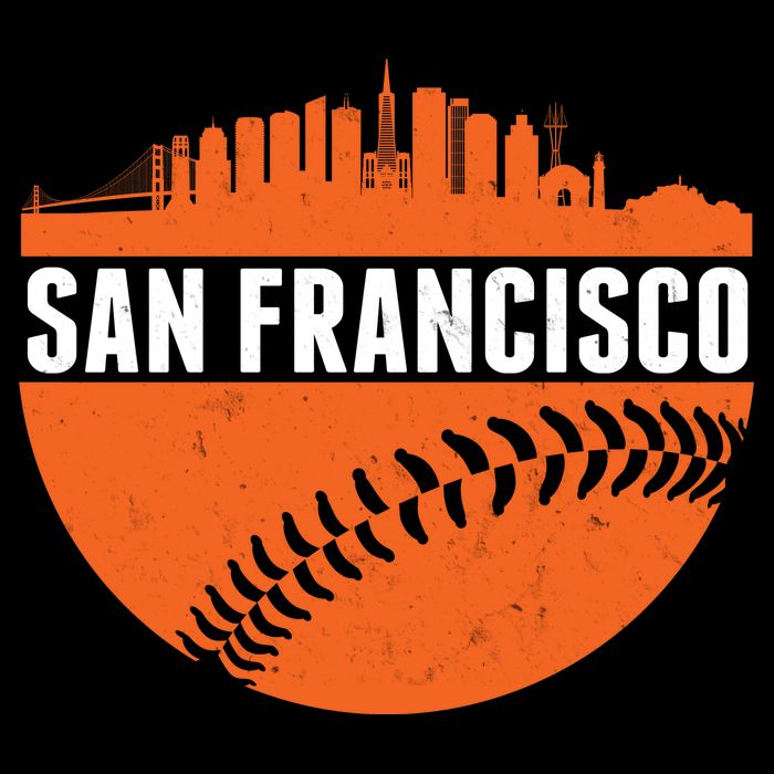 Classic San Francisco Skyline Baseball Flat Bill Trucker Hat
