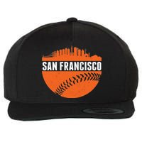 Classic San Francisco Skyline Baseball Wool Snapback Cap