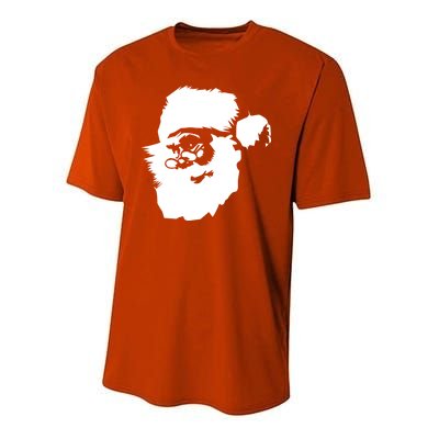 Classic Santa Claus Youth Performance Sprint T-Shirt