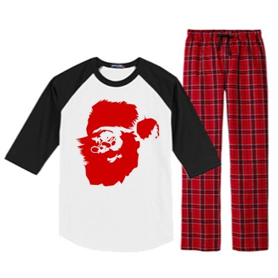 Classic Santa Claus Raglan Sleeve Pajama Set