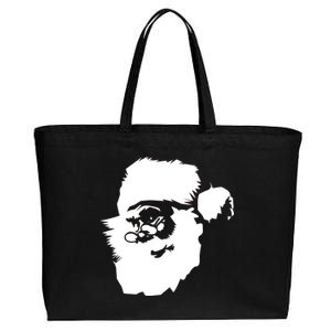 Classic Santa Claus Cotton Canvas Jumbo Tote