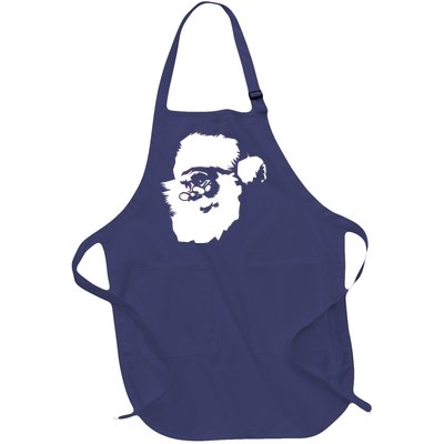 Classic Santa Claus Full-Length Apron With Pockets