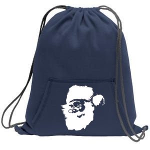 Classic Santa Claus Sweatshirt Cinch Pack Bag