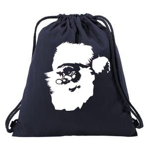 Classic Santa Claus Drawstring Bag