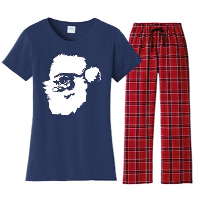 Classic Santa Claus Women's Flannel Pajama Set