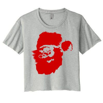 Classic Santa Claus Women's Crop Top Tee